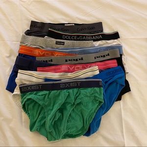 Lot of briefs and boxer briefs (11 pieces) - M